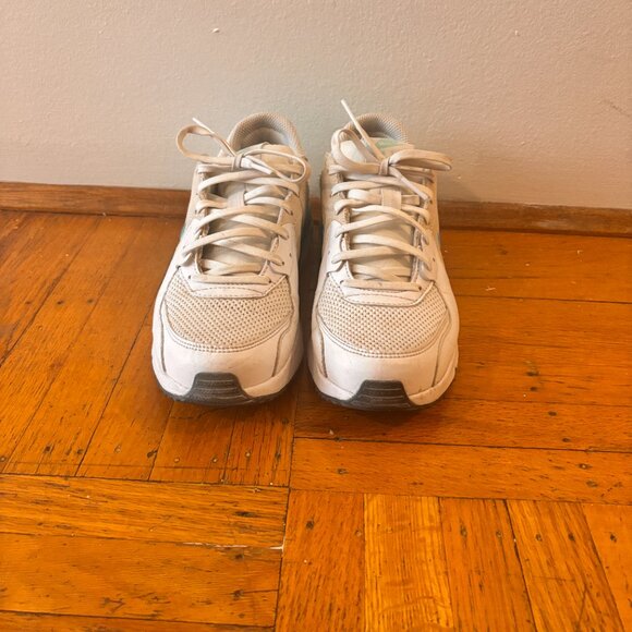 Nike AirMax Size 7 White/Teal Sneakers - Picture 3 of 5